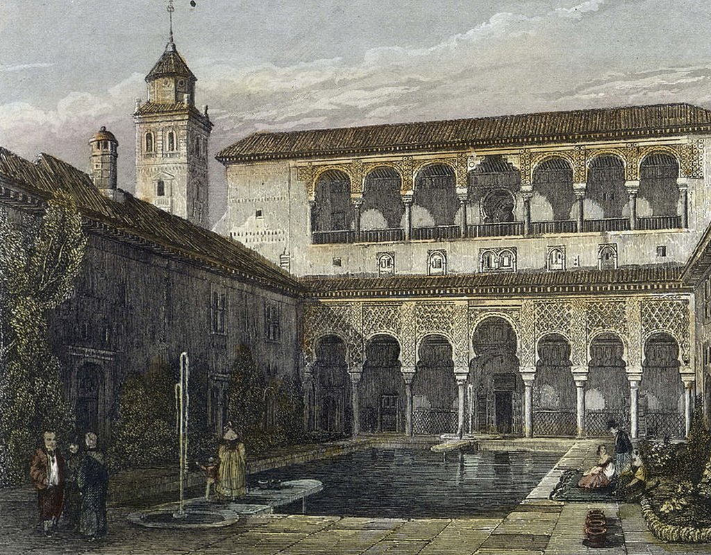 Una ilustración de la Alhambra