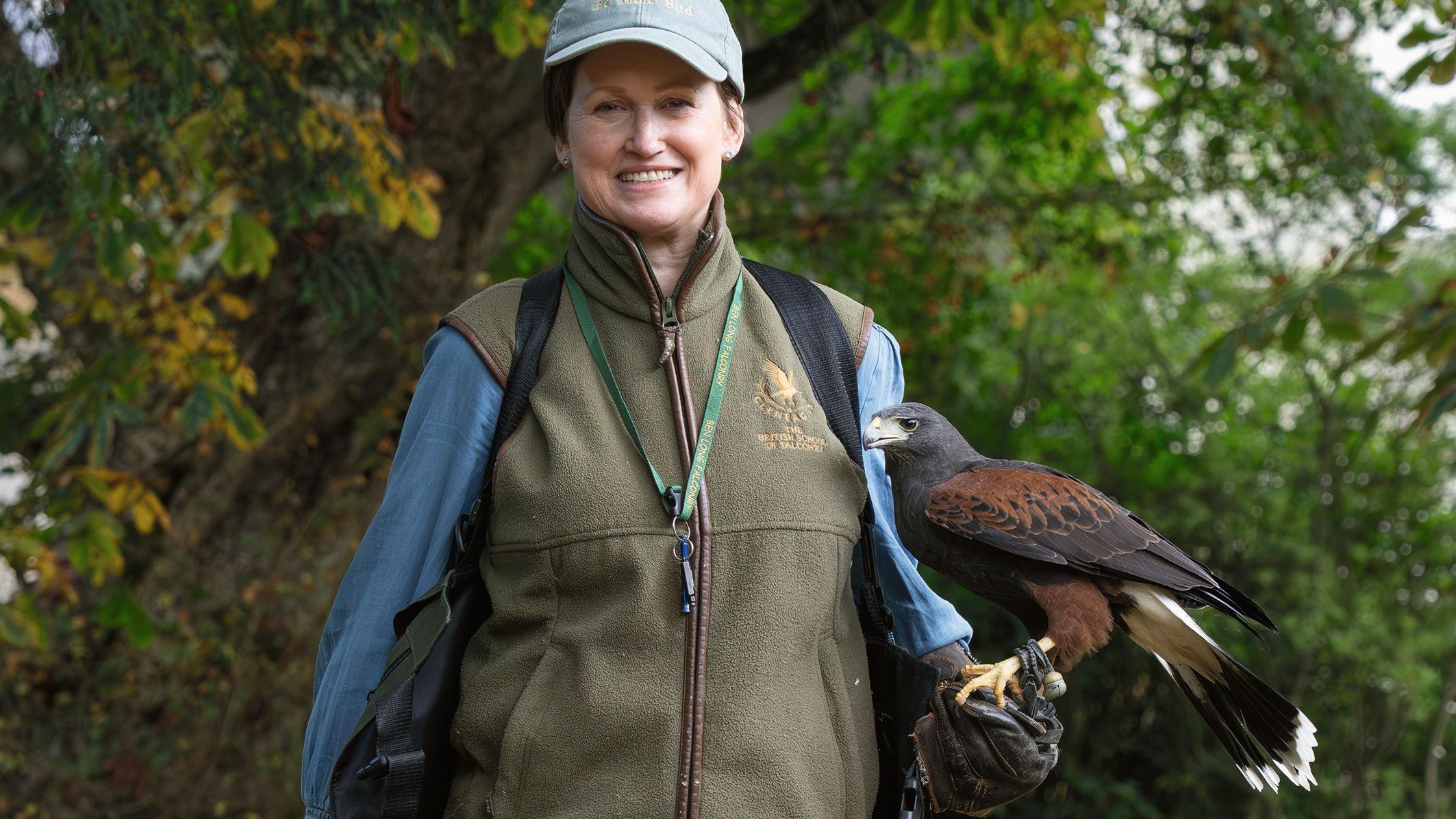 Anglesey woman credits pet hawk with helping cancer recovery