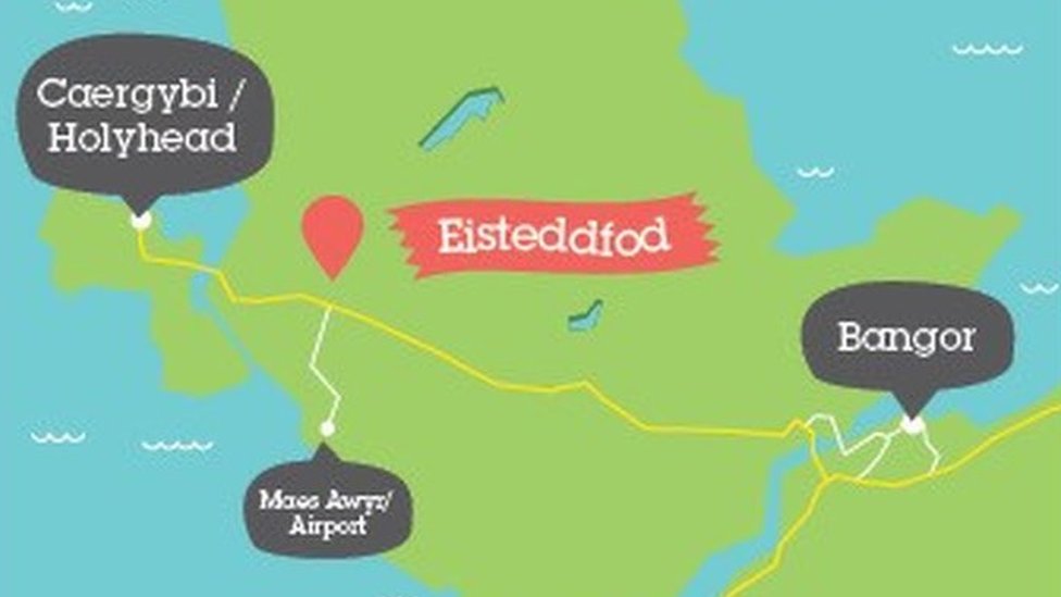 How to reach the Eisteddfod BBC Cymru Fyw