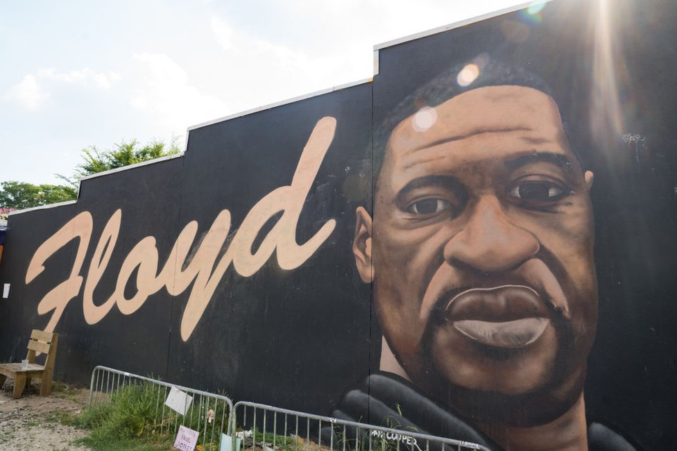 Mural de George Floyd en Atlanta, Georgia, Estados Unidos, el 15 de mayo de 2021.