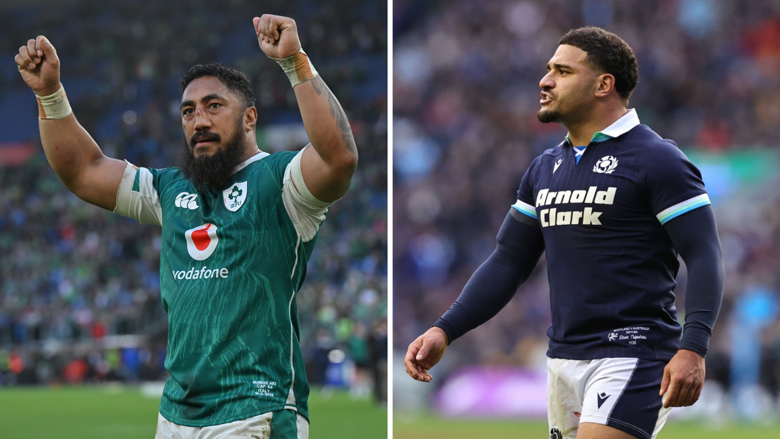 British and Irish Lions: Andy Farrell pairs Sione Tuipulotu and Bundee Aki  together for Pumas game in Dublin - BBC Sport