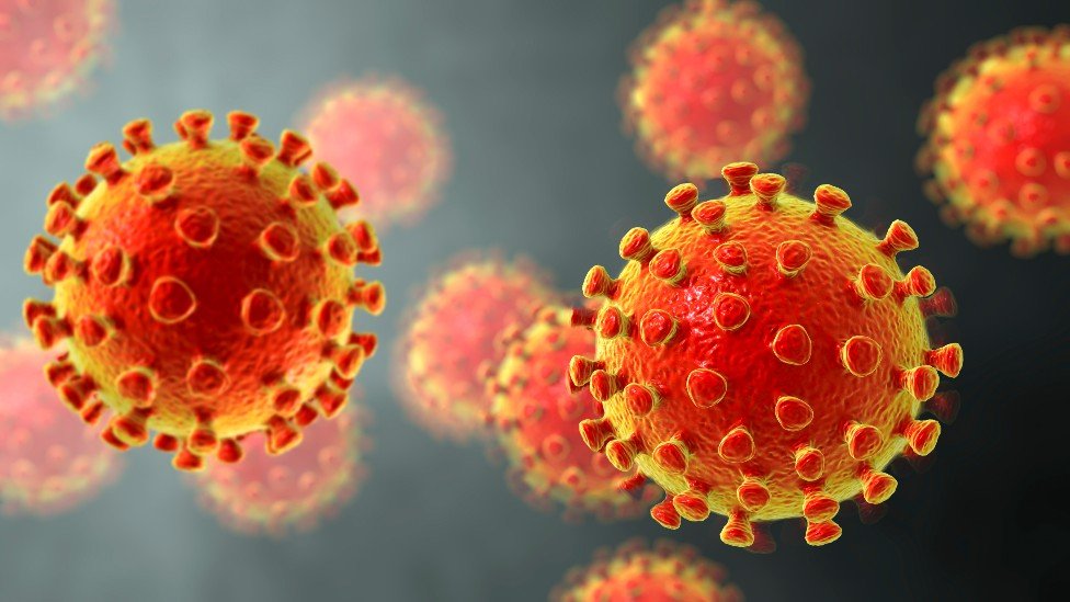 Ilustração gráfica de vírus