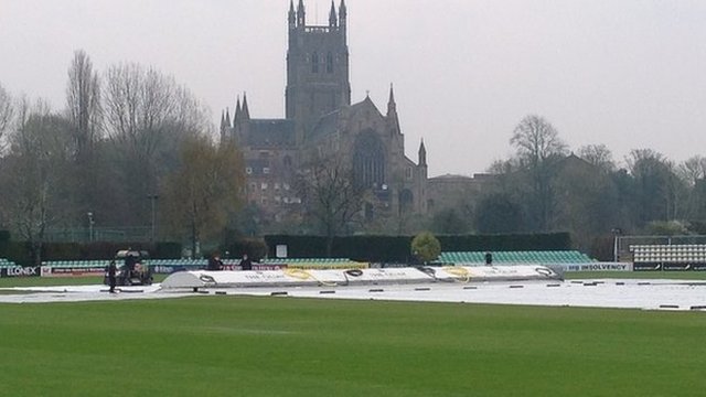 Covers on at New Road for second day running as Worcestershire and Kent are again frustrated