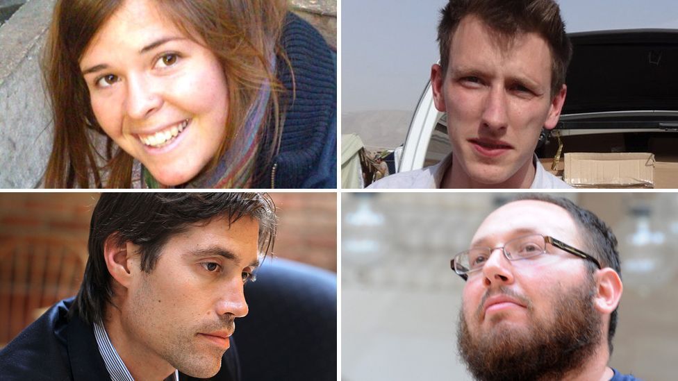 humanitarian workers Kayla Mueller and Peter Kassig, and journalists Steven Sotloff and James Foley.