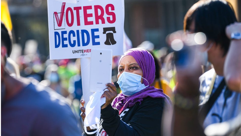 Voting rights: How the battle is unfolding across the US - BBC News