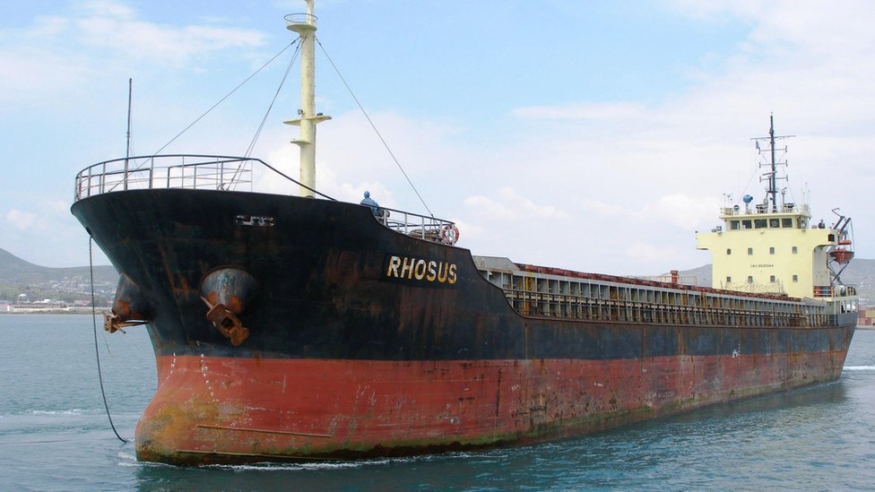 El MV Rhosus llegó a Beirut en 2013 con las 2.750 toneladas de nitrato de amonio.