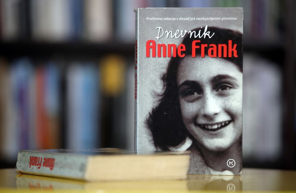 Imagen del libro del diario de Ana Frank