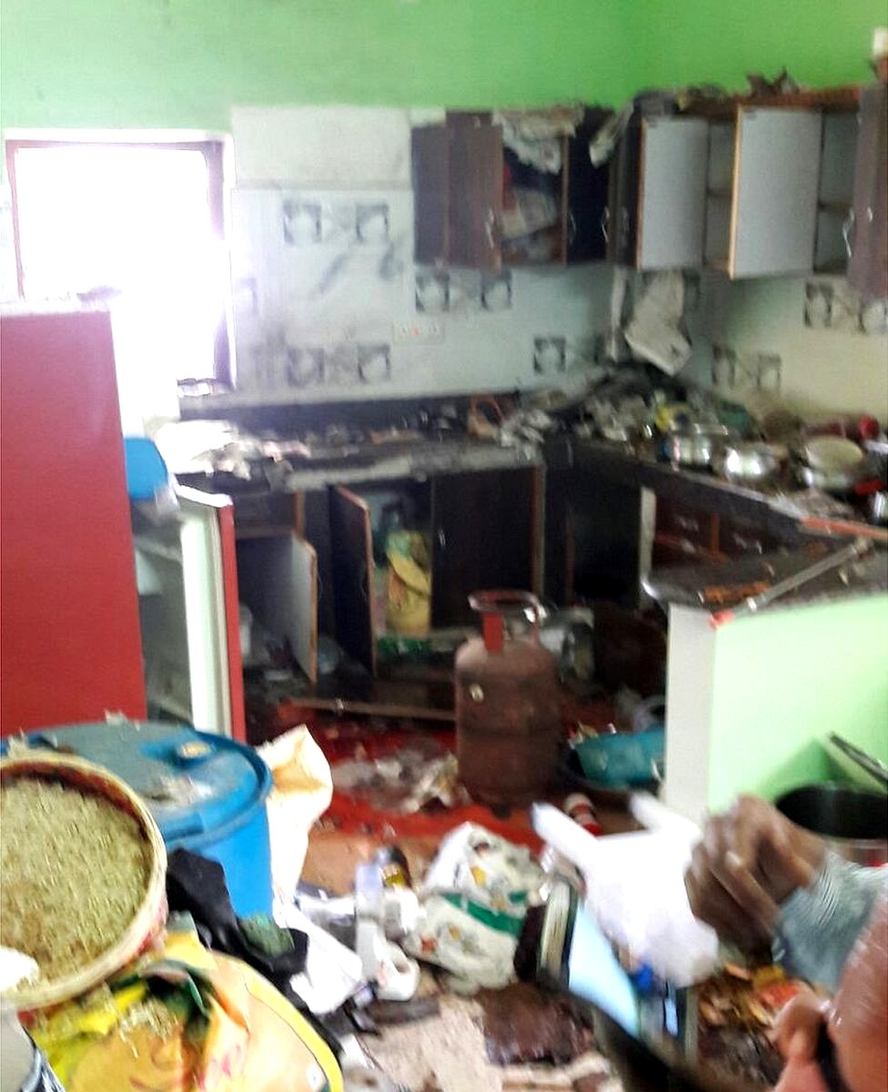 Кухня после взрыва