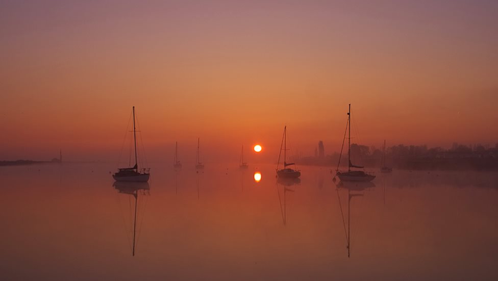 Восход солнца на реке Крауч