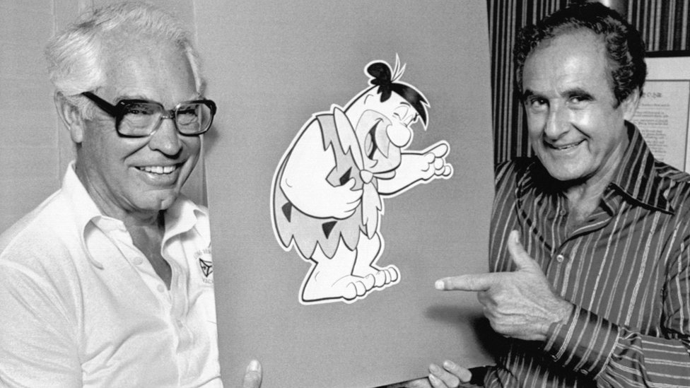 Bill Hanna (kiri) dan Joseph Barbera (kanan) juga membuat Flinstone, Scooby Doo.