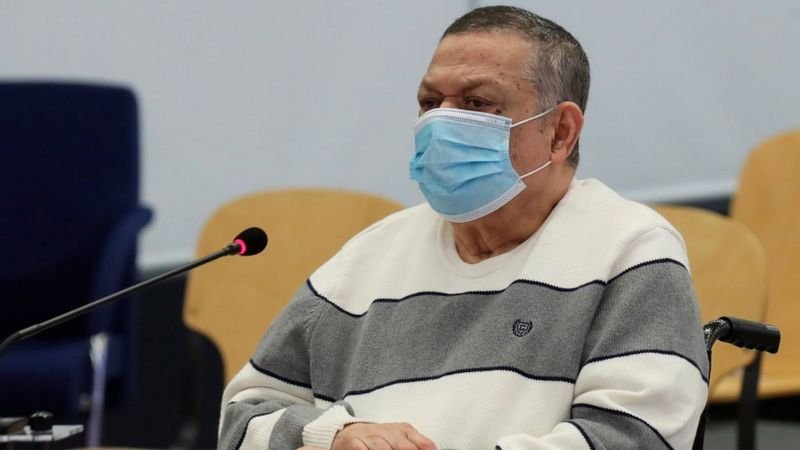 أكد الإدعاء أن مونتانو كان عضوا في جماعة يمينية متطرفة في الجيش السلفادوري مسؤولة عن جرام بشعة