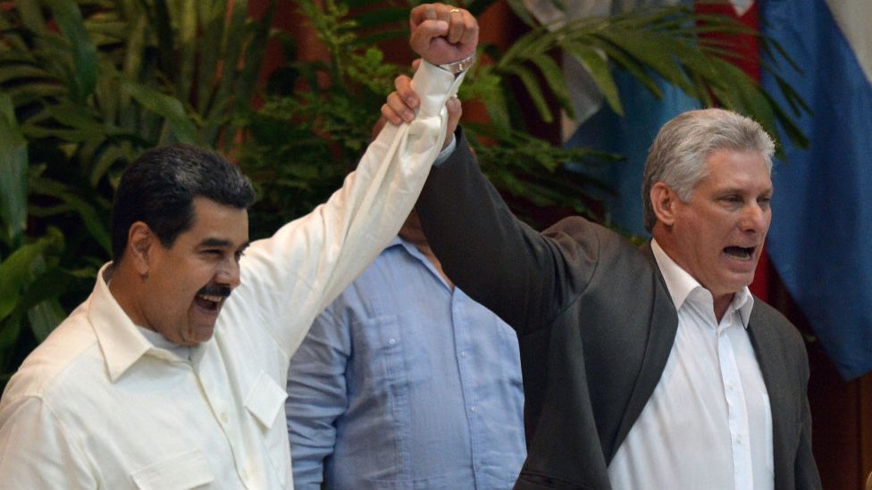 Maduro y Díaz Canel
