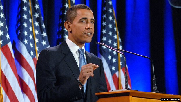 Обама в марте 2008 года