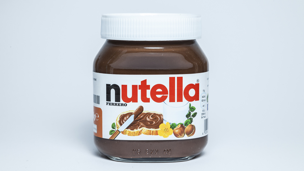 Jar of Nutella