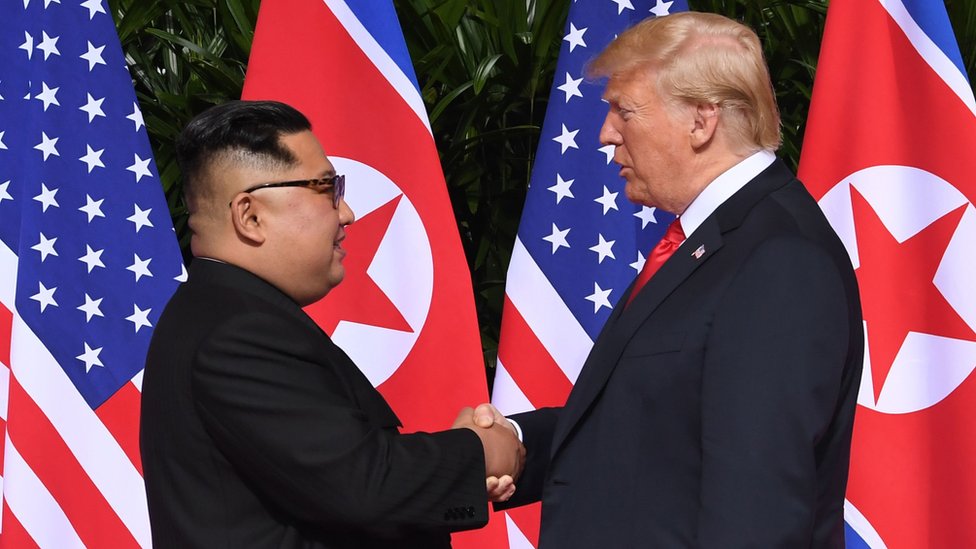 Kim Jong-un y Donald Trump