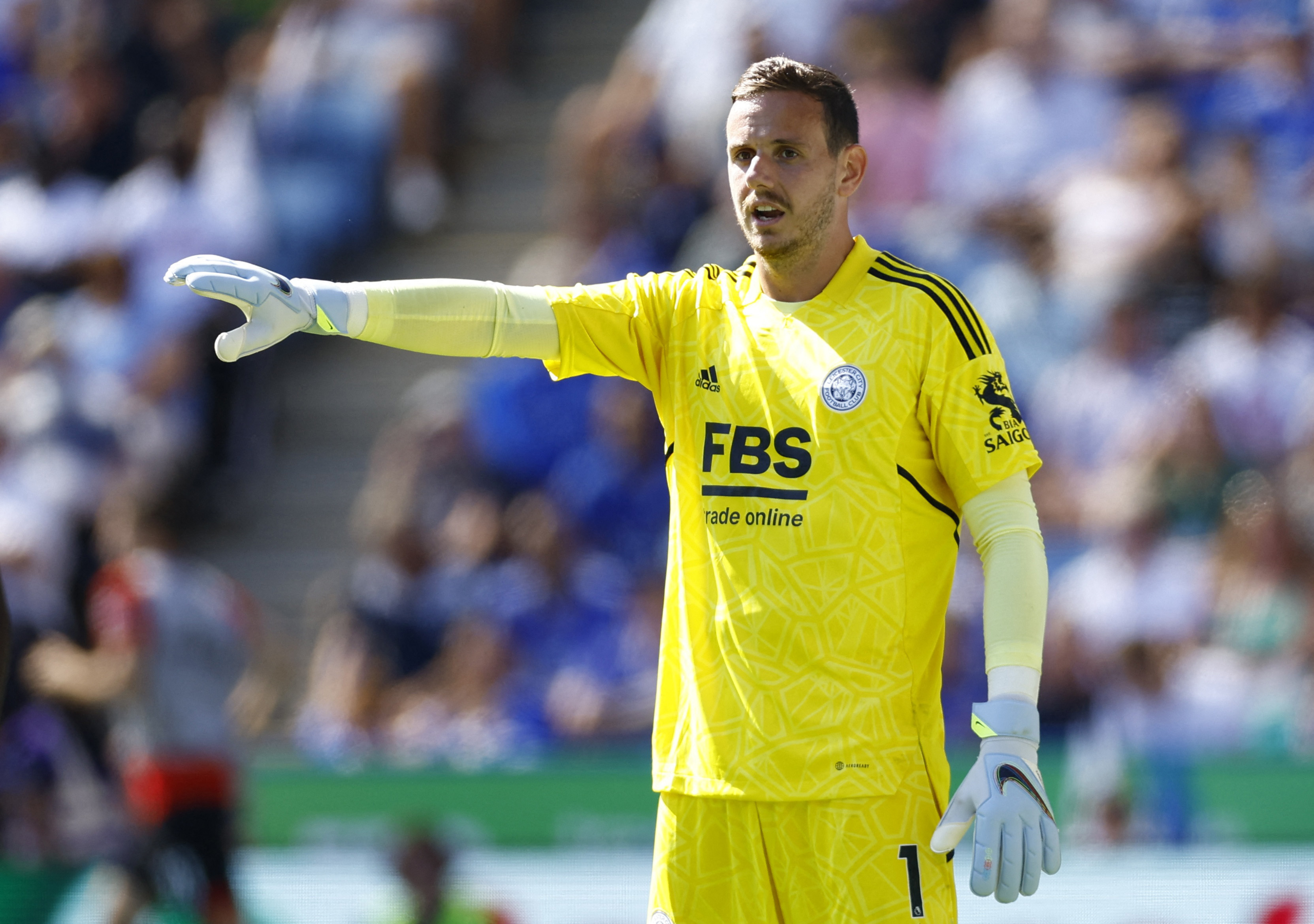 Danny Ward wants to emulate his predecessor Kasper Schmeichel and