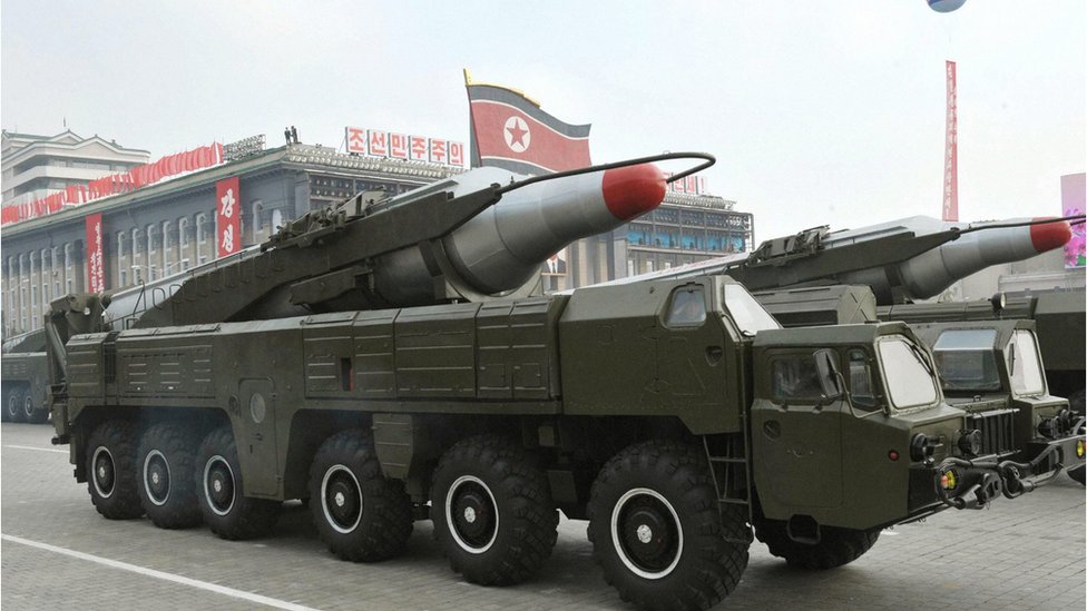 El misil Musudan podría alcanzar la base estadounidense de Guam. Misil Musudan