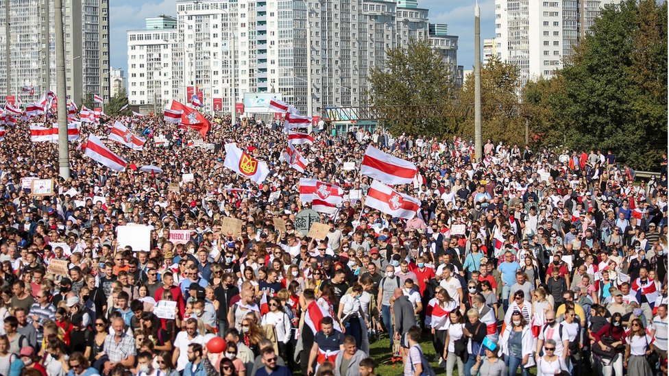 Demonstration in Minsk