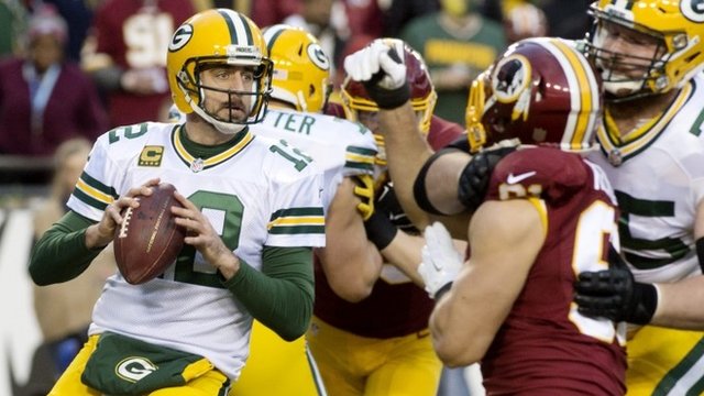 Green Bay quarterback Aaron Rodgers
