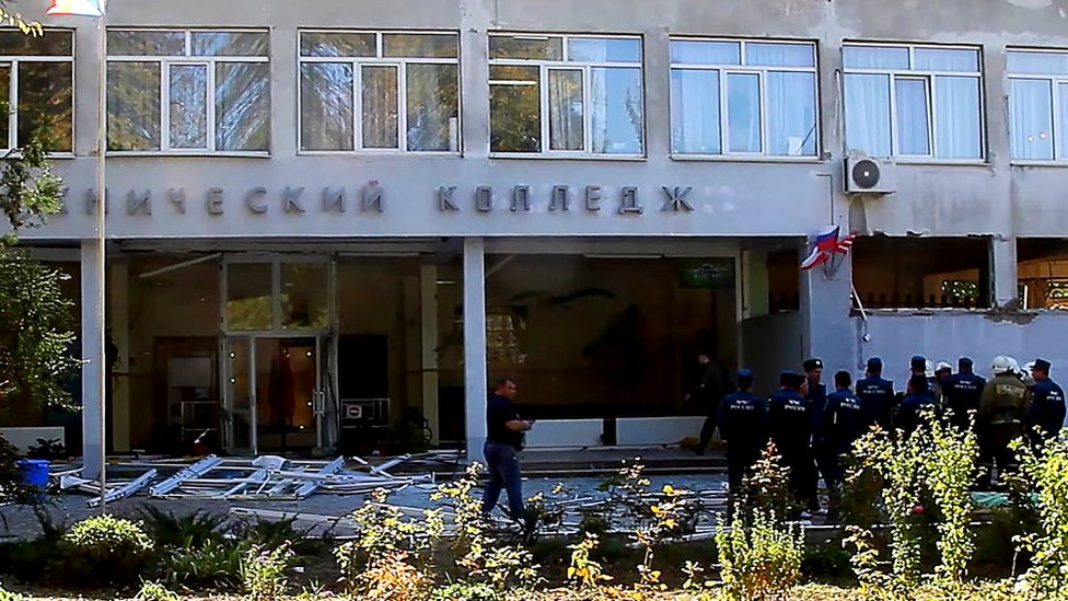 Escuela técnica en Kerch, Ucrania.