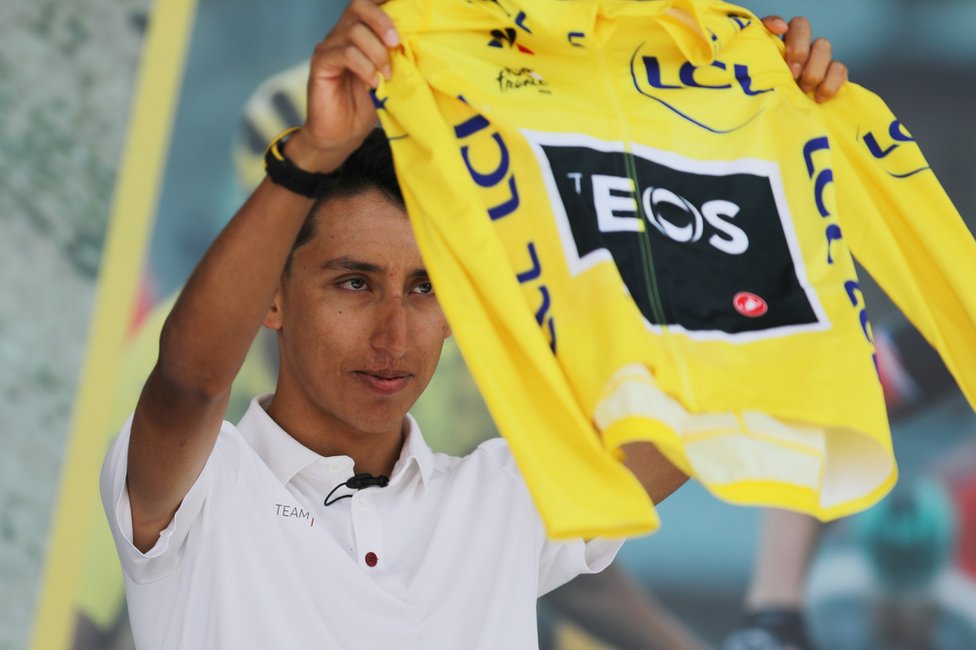 champion yellow jersey