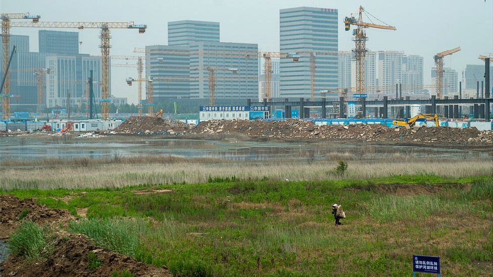 中國建築工地