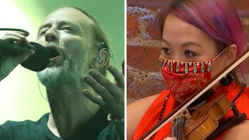Radiohead и Лондонский симфонический оркестр - два примера большого британского музыкального экспорта, гастролирующего по Европе