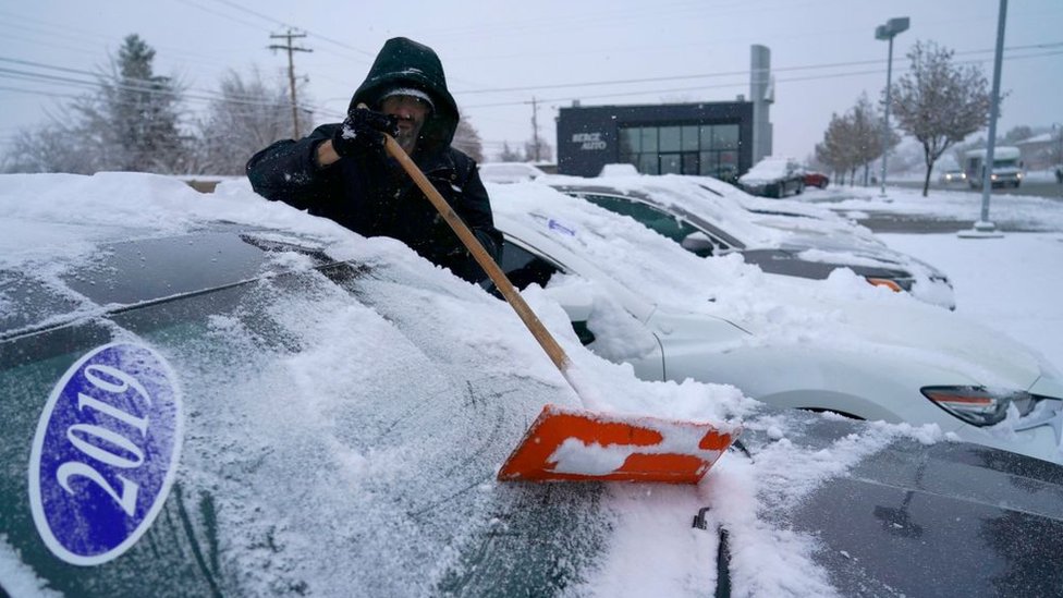 US winter storm barrels east with millions under weather warnings