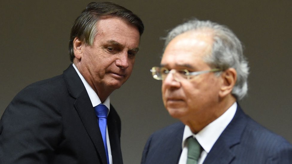 Jair Bolsonaro e Paulo Guedes