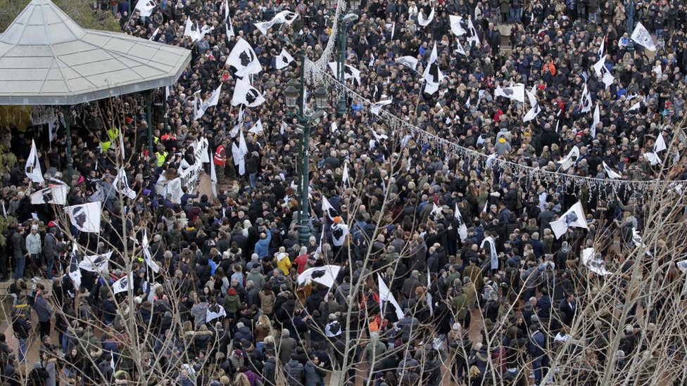 Corsica Macron Nationalist Protest Ahead Of Visit Bbc News