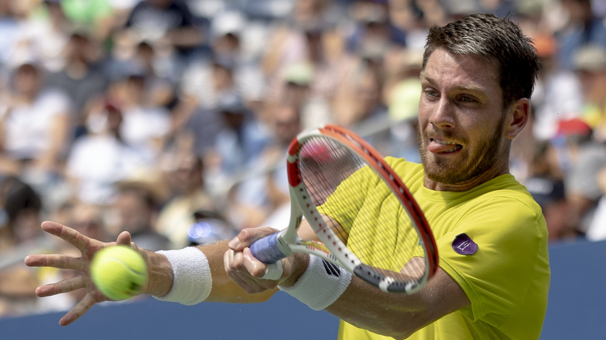 US Open: Cameron Norrie loses to Andrey Rublev in New York