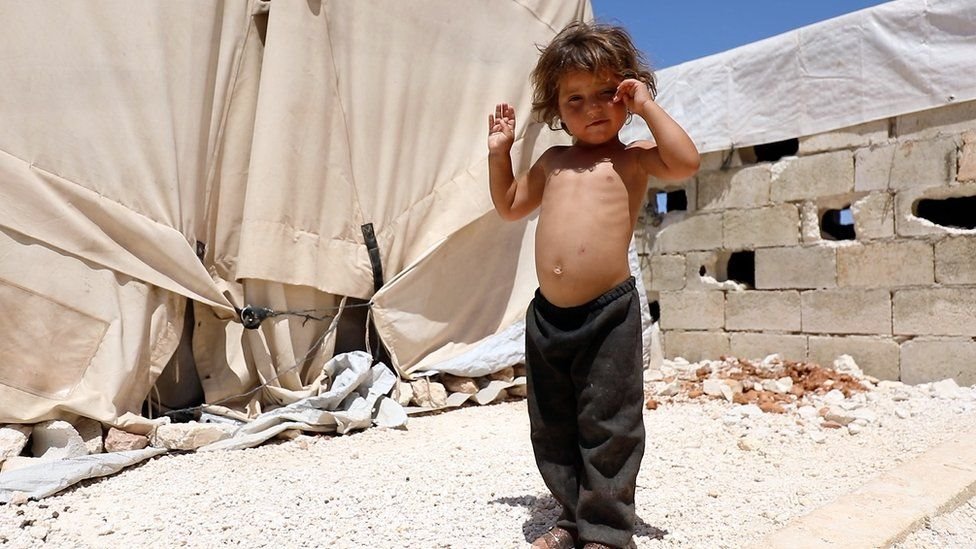 طفل سوري في إدلب