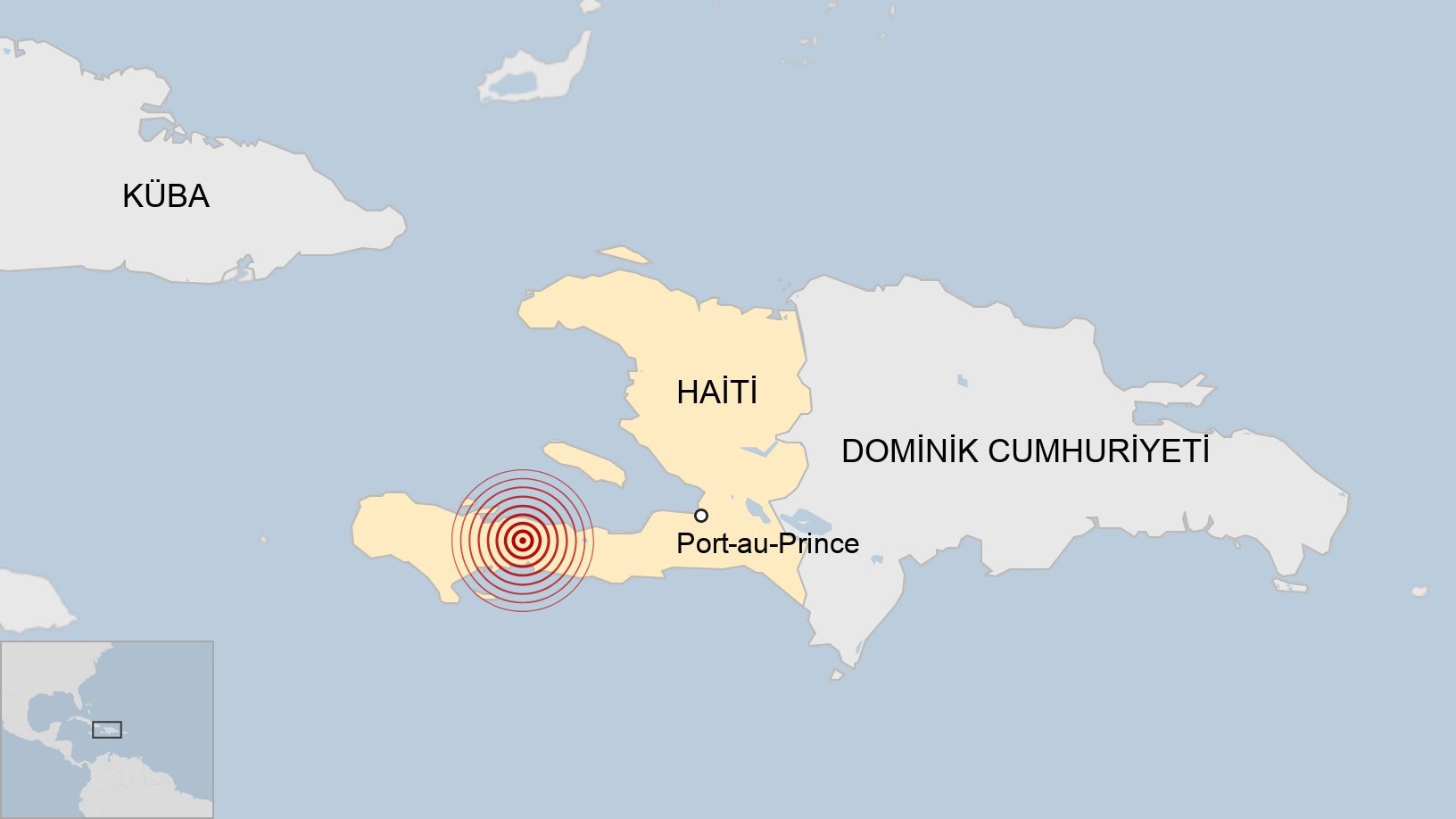 Haiti'de sarsıntı: Can kaybı 2 bine yaklaştı, 30 bin aile evsiz kaldı
