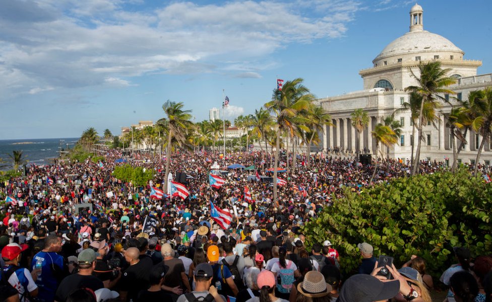 Protesta en Puerto Rico
