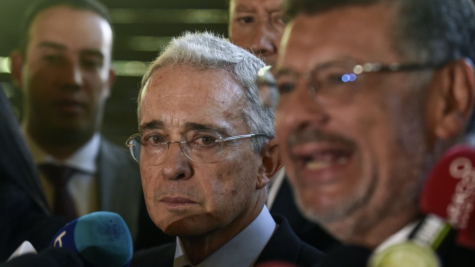 Uribe es considerado el mentor político de Iván Duque. Uribe