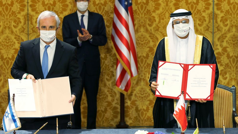 البحرين وإسرائيل تعلنان قيام علاقات دبلوماسية رسمية بينهما