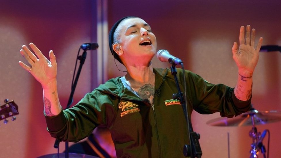 Sinéad O'Connor singing on the BBC in 2013