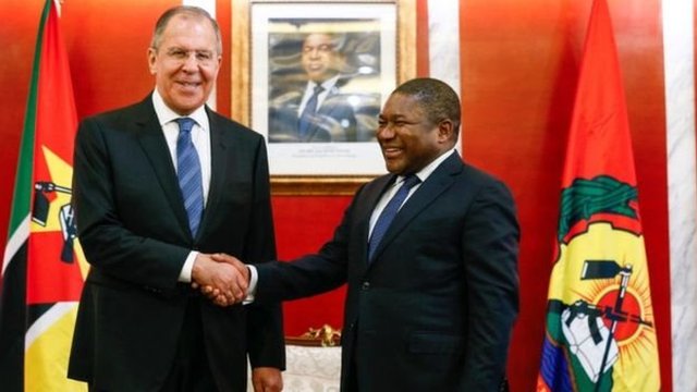 2018年3月，俄羅斯外長拉夫羅夫訪問非洲多國，包括莫桑比克。