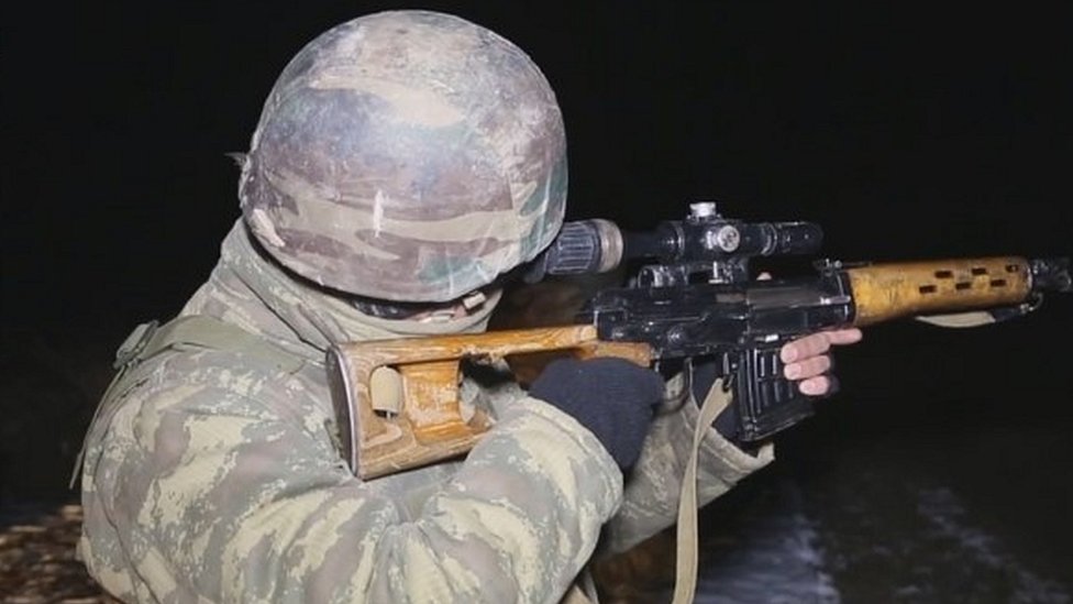 In Armenia, the preparation of snipers of the Southern Military