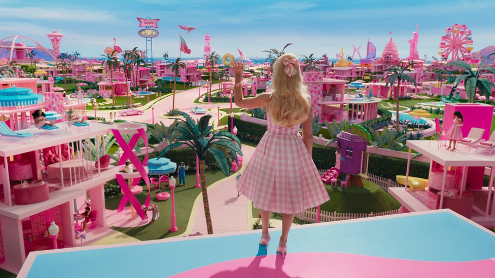 Margot Robbie as Barbie in Warner Bros. Pictures’ Barbie