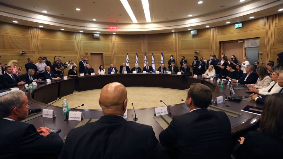 Nuevo gabinete de Israel.