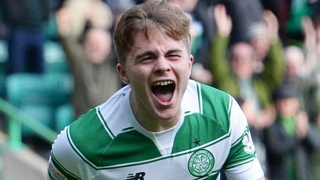 Highlights montage: James Forrest goals for Celtic - BBC Sport