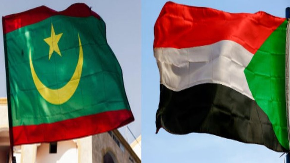 السودان (يمين) وموريتانيا