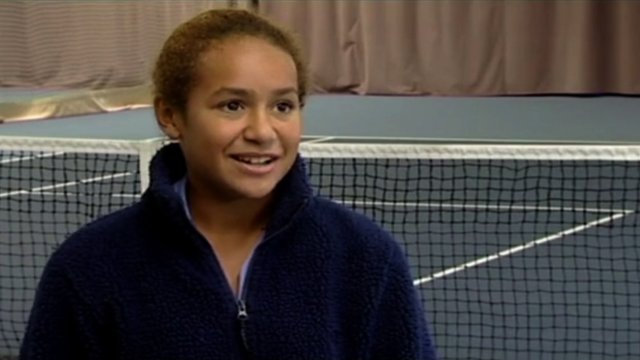 A young Heather Watson names Serena Williams as one of her heroes ahead of their Wimbledon clash