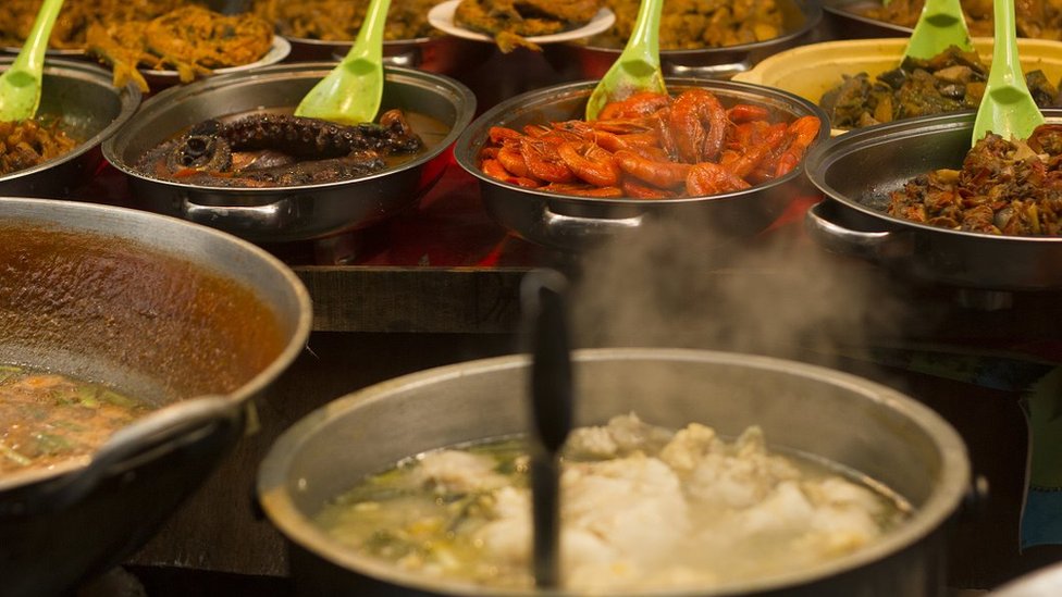 Comida de rua em Cebu