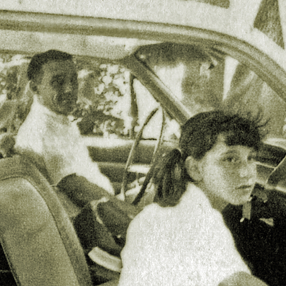 Arden and Margo, photographed in Florida in 1963 or 1964