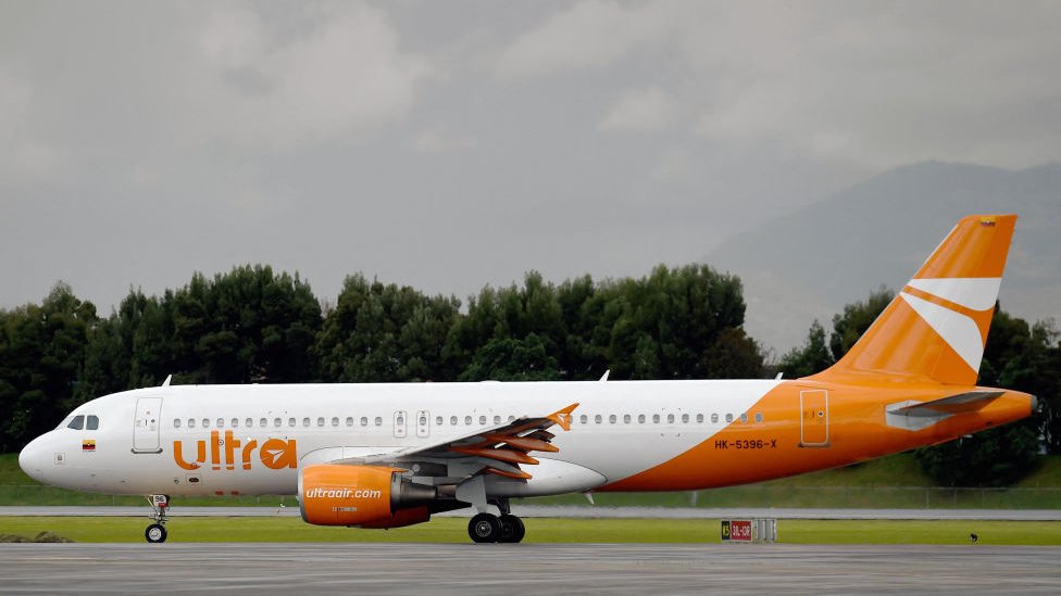 Avión de Ultra Air Colombia