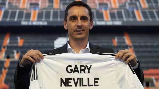 Gary Neville at Valencia