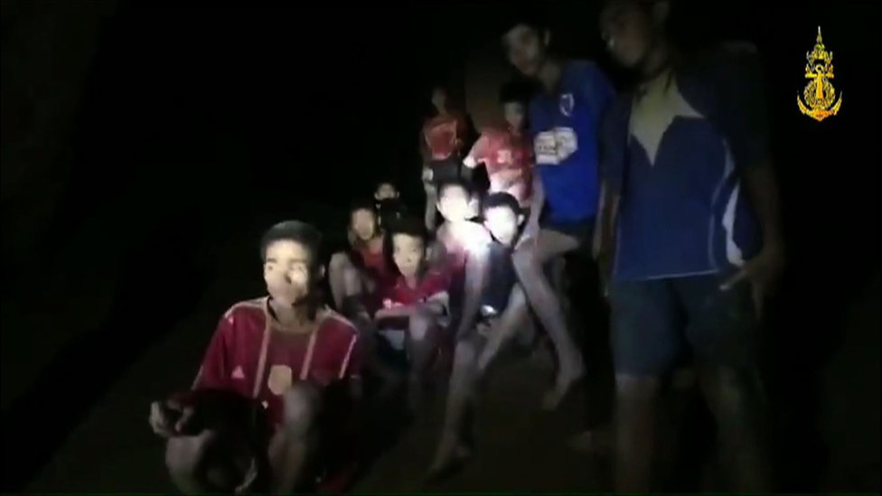 Niños desaparecidos en la cueva de Tailandia.