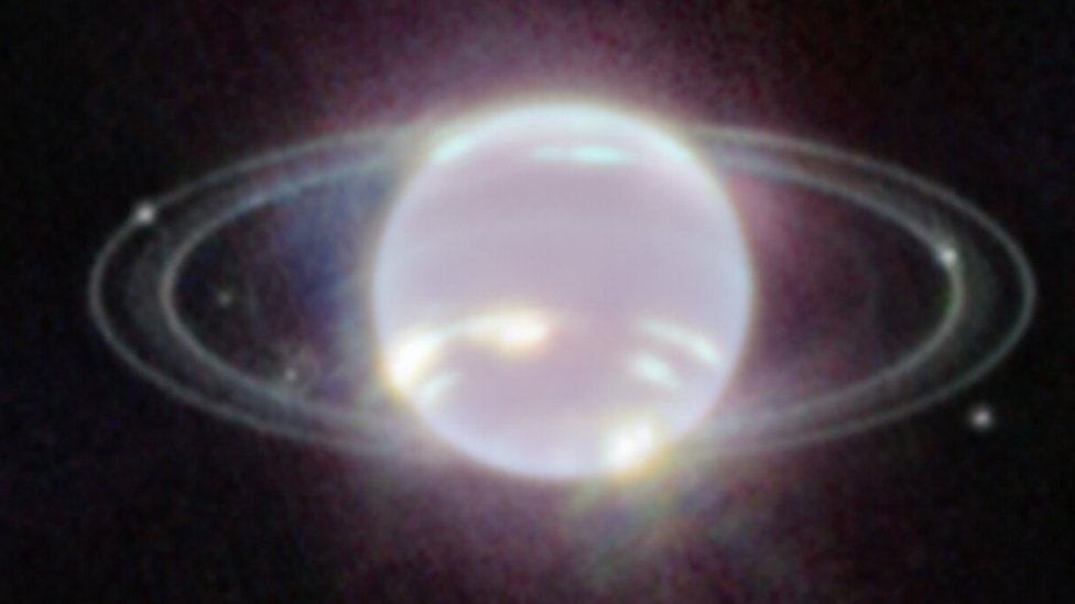 韋伯太空望遠鏡傳回海王星壯觀的新圖片，1989年後人類首次看見清晰面目